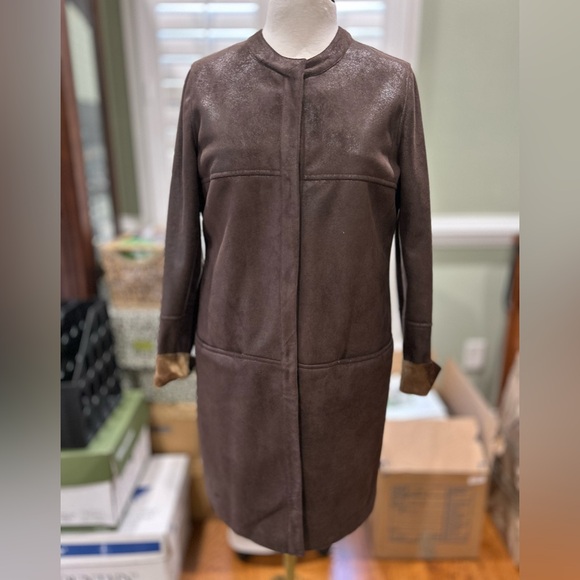 Hal Rubenstein Jackets & Blazers - Hal Rubenstein Faux Suede Coat